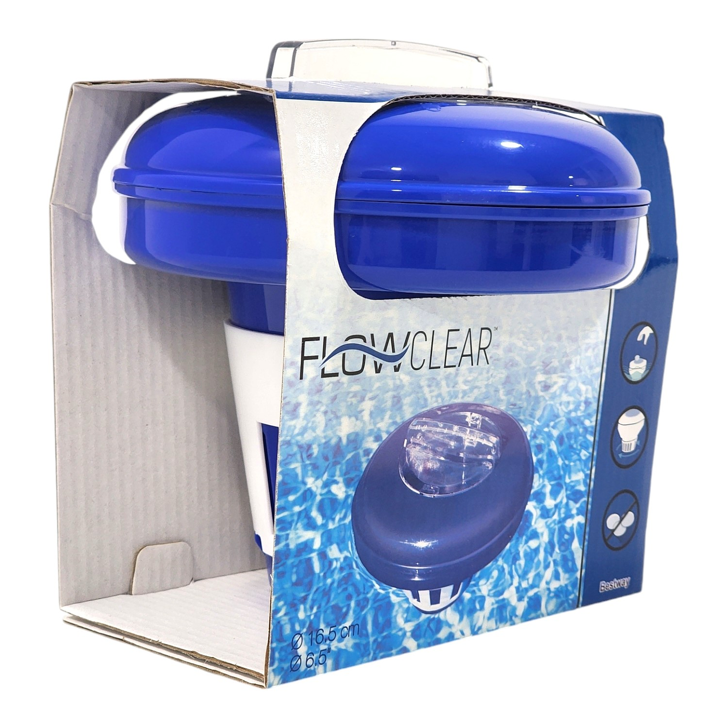 Porta Cloro Flotante Flowclear 16.5cm 58071 Bestway 4