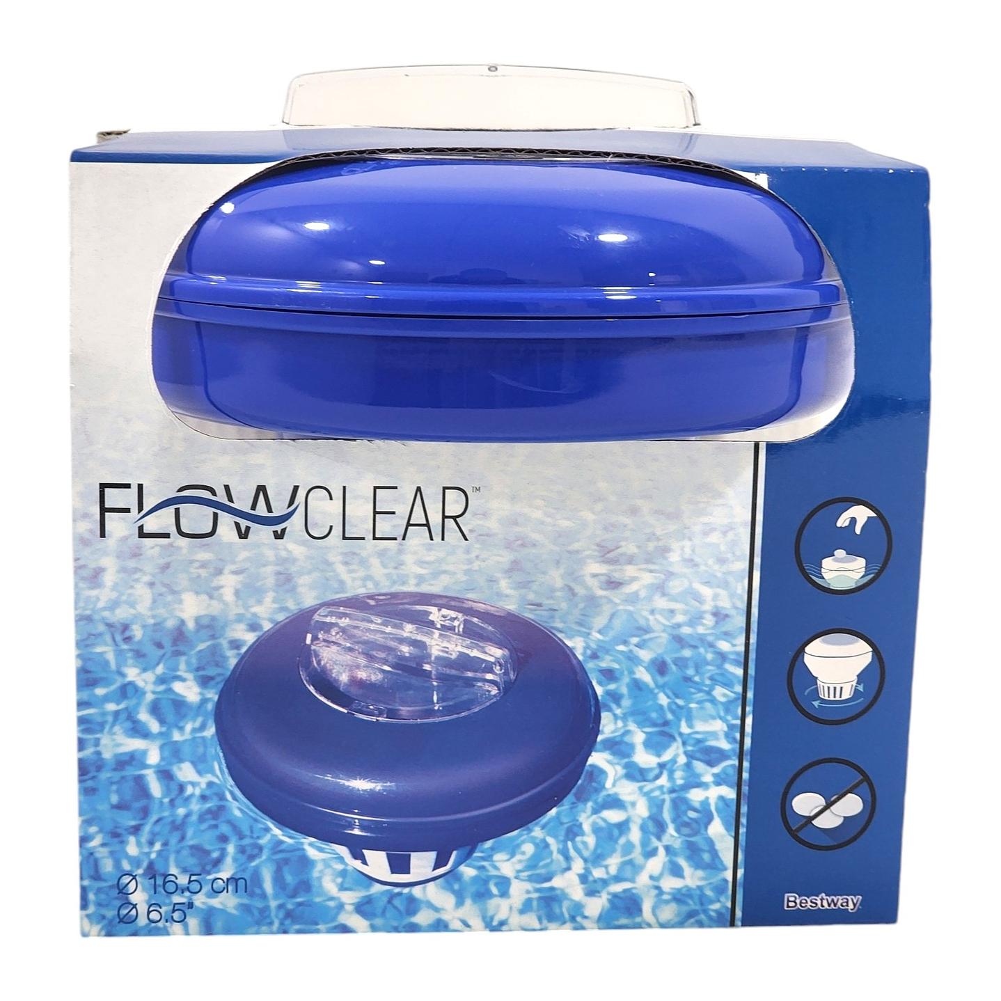 Porta Cloro Flotante Flowclear 16.5cm 58071 Bestway 5