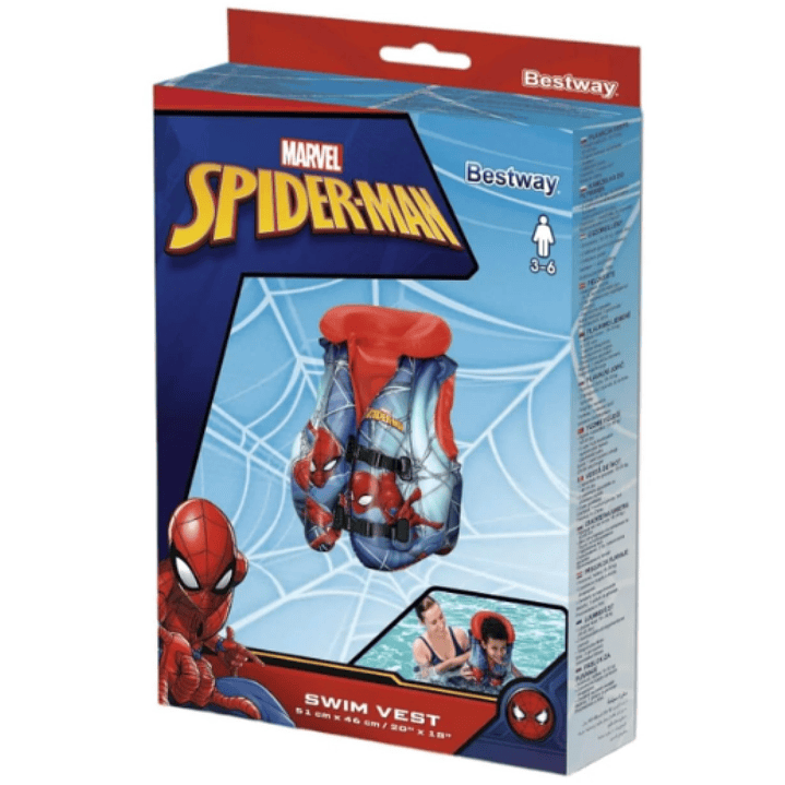 Chaleco Salvavidas Inflable Spiderman Niños Bestway 9