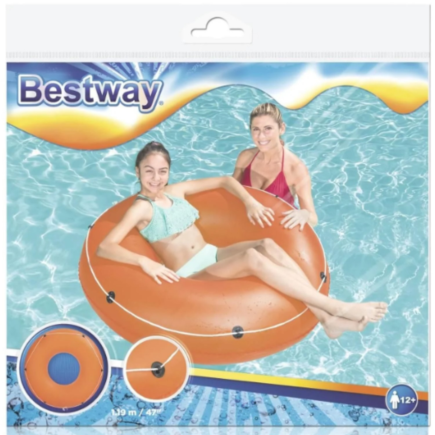Flotador Anillo Verano 1.19mt Bestway 36120 Naranja 5