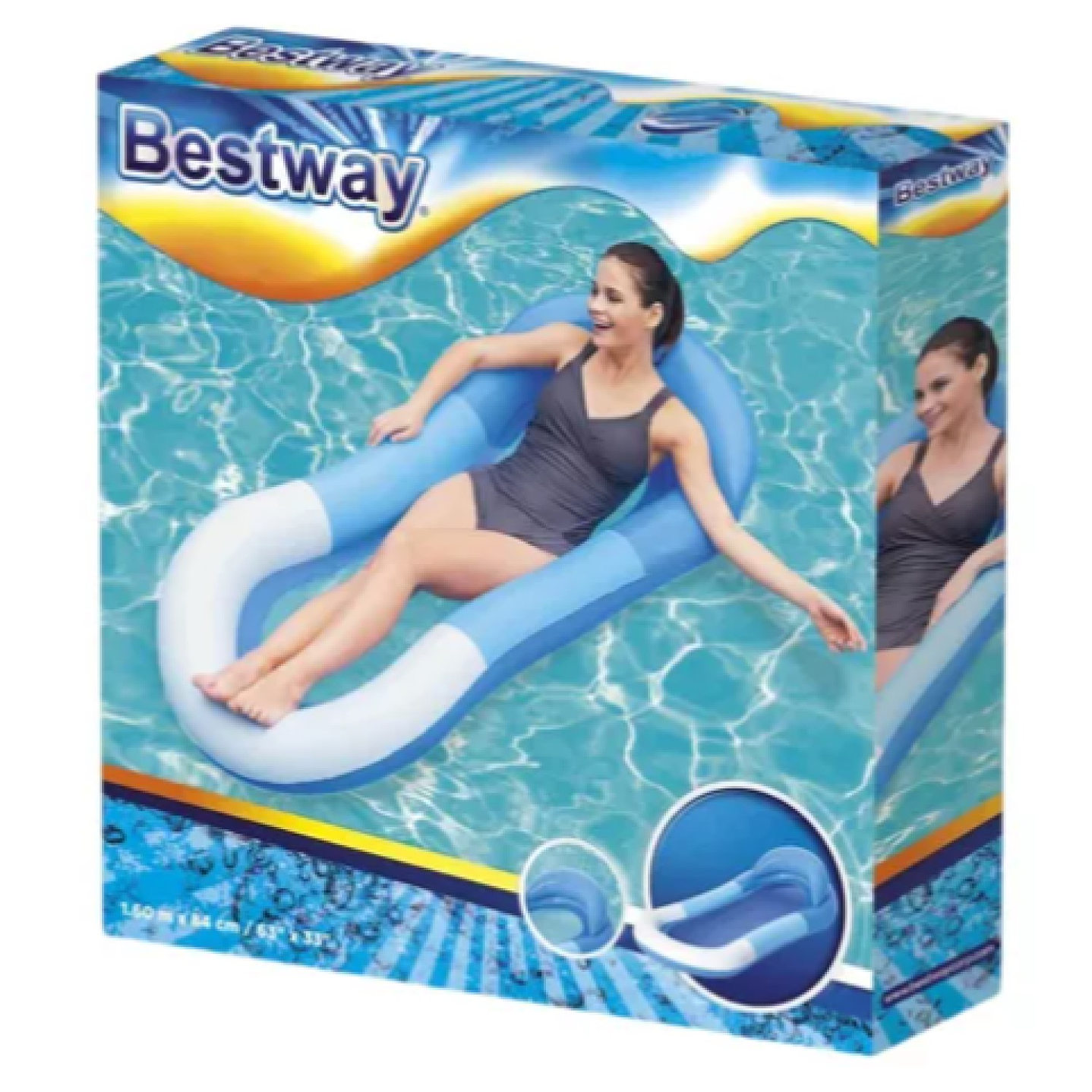Colchoneta Inflable con respaldo 160cm Bestway 7
