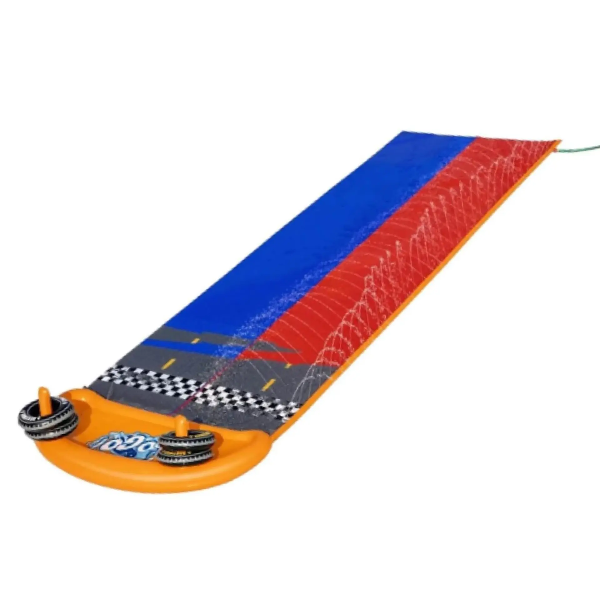 Deslizador Tobogán Agua Doble 4.88M + Aros Bestway  1