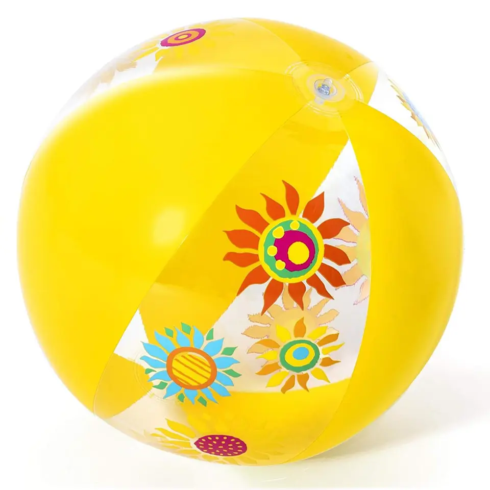 Pelota Inflable Playa Splash 51cm Amarilla Bestway  1