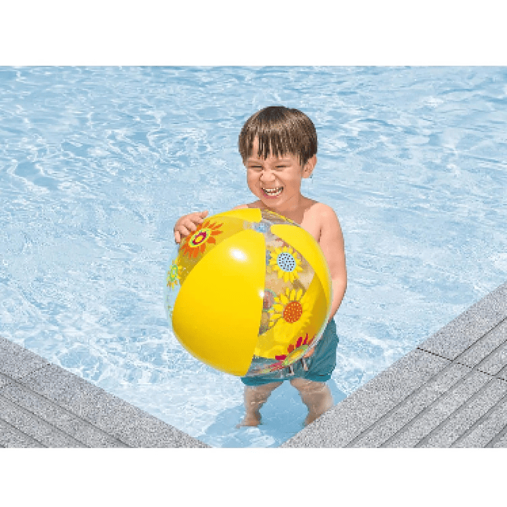 Pelota Inflable Playa Splash 51cm Amarilla Bestway  2