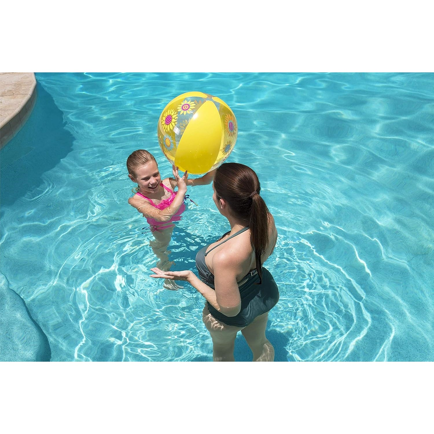 Pelota Inflable Playa Splash 51cm Amarilla Bestway  3