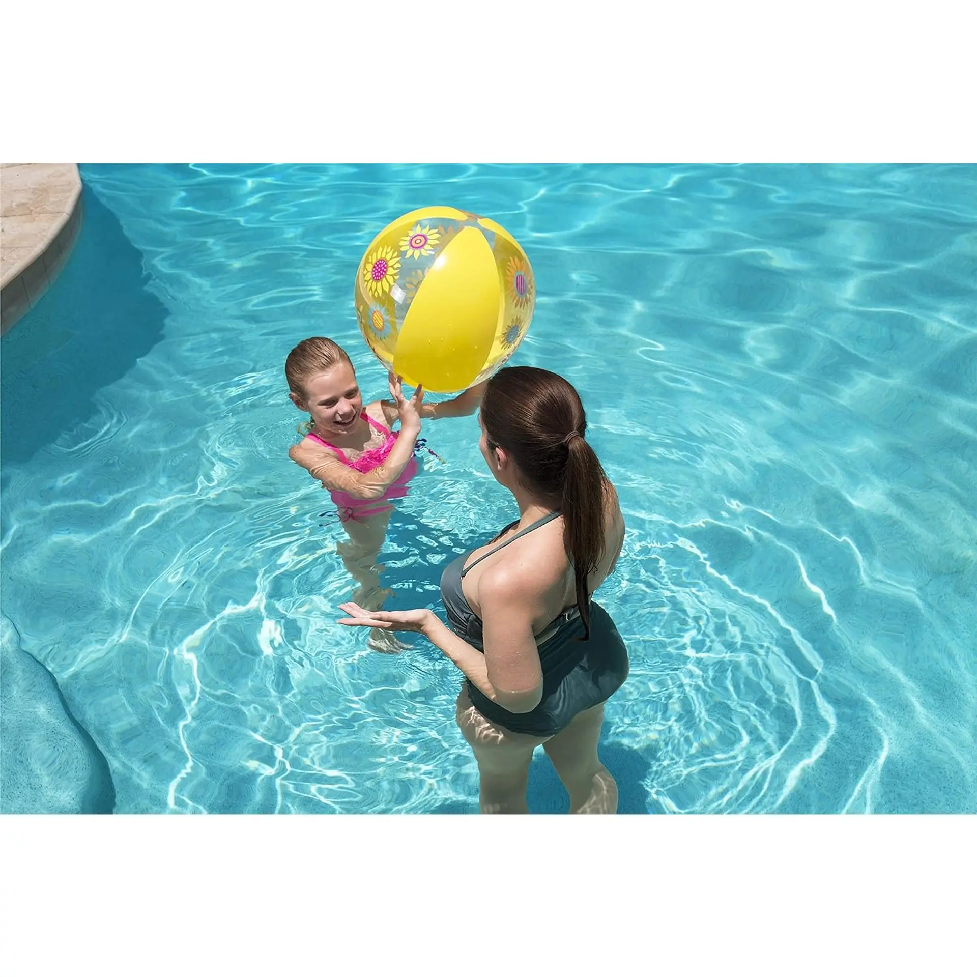 Pelota Inflable Playa Splash 51cm Amarilla Bestway  3