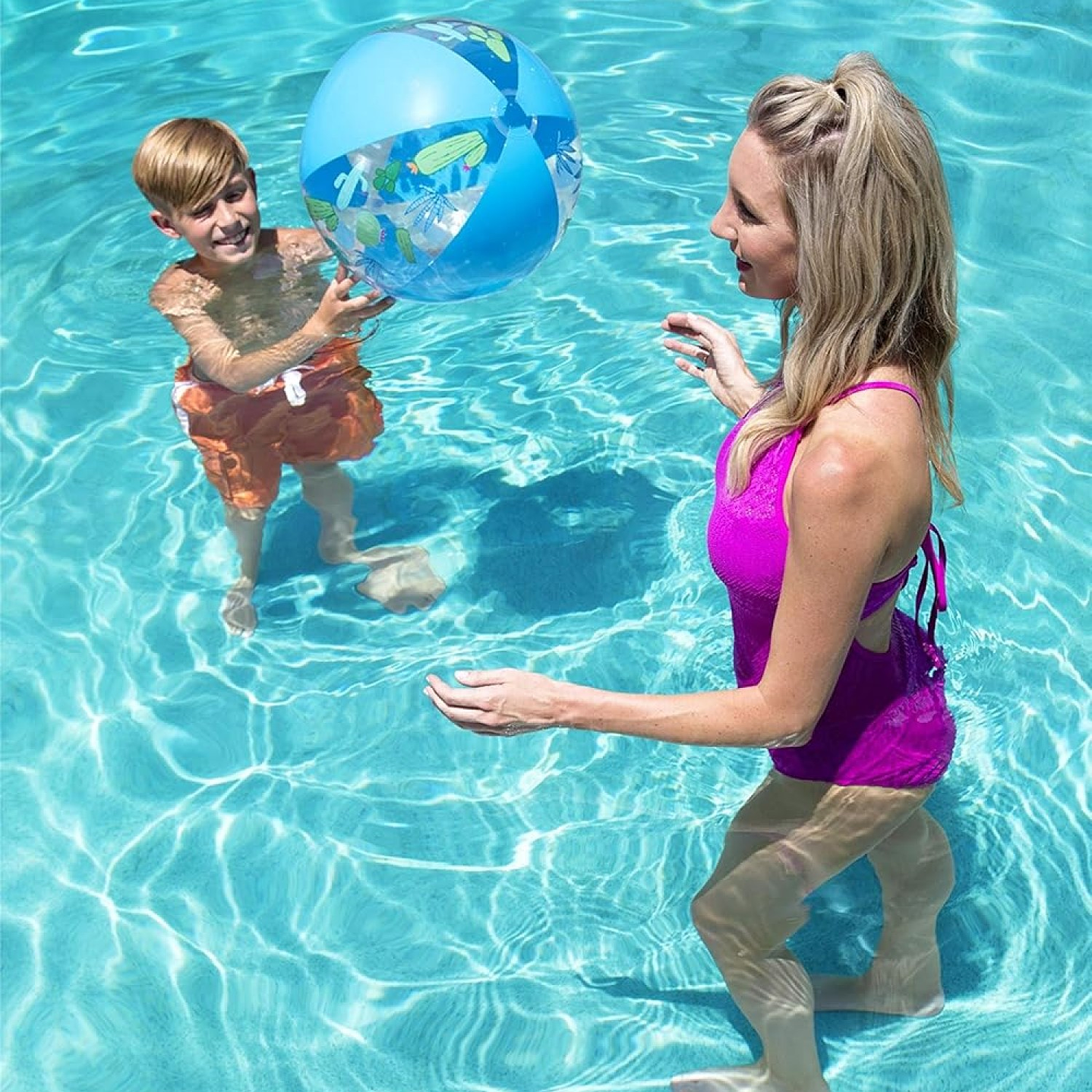 Pelota Inflable Playa Splash 51cm Bestway Azul  2