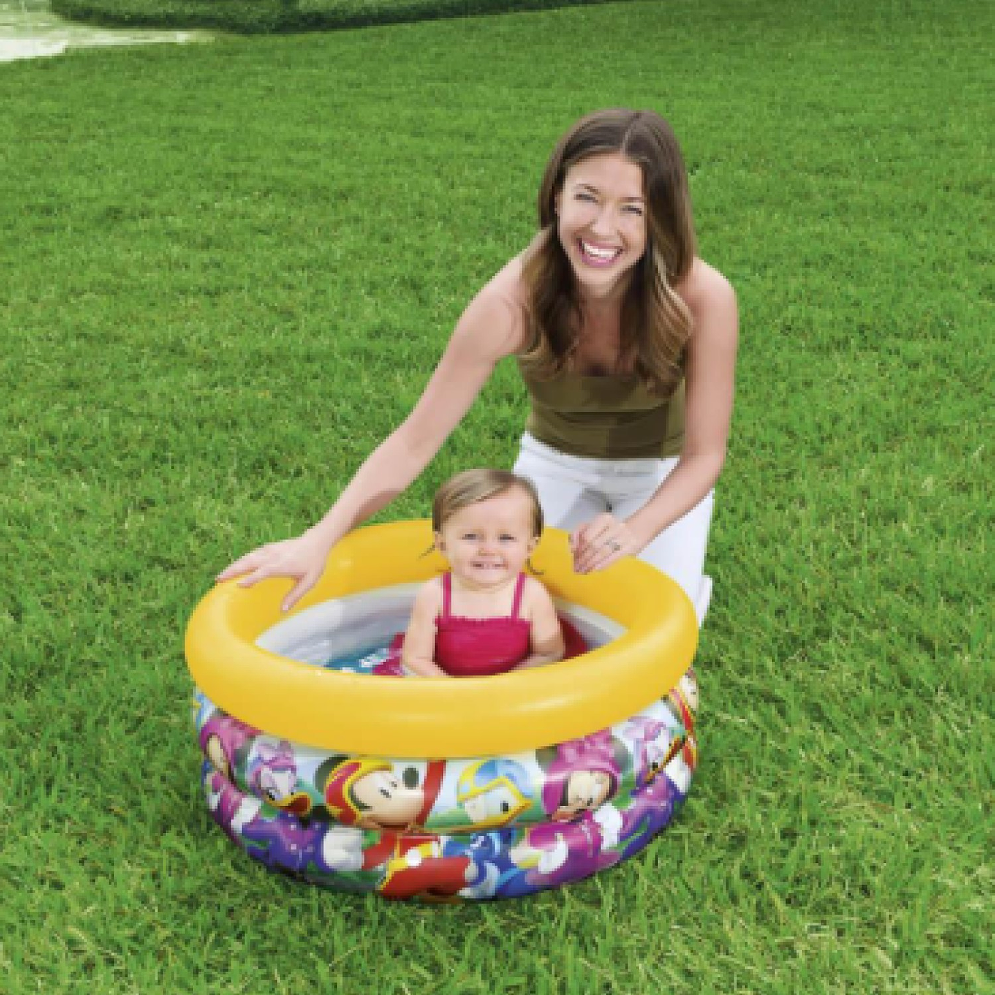 Piscina Inflable Redonda Niños Mickey 70cm Bestway  4