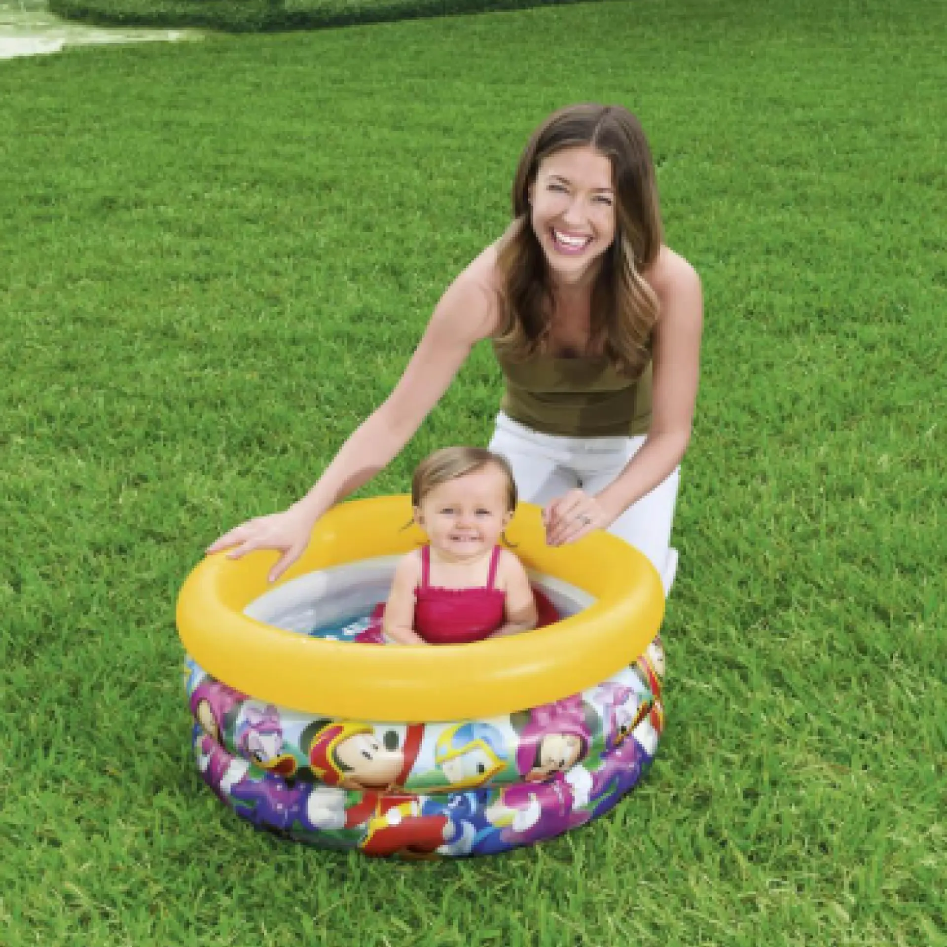 Piscina Inflable Redonda Niños Mickey 70cm Bestway  4