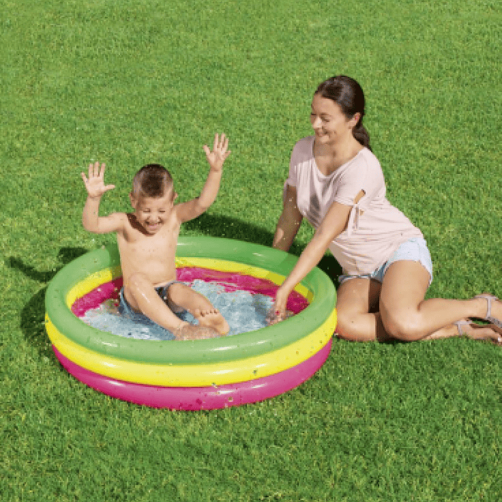 Piscina Inflable Suelo Inflable niños 102cm Bestway  6