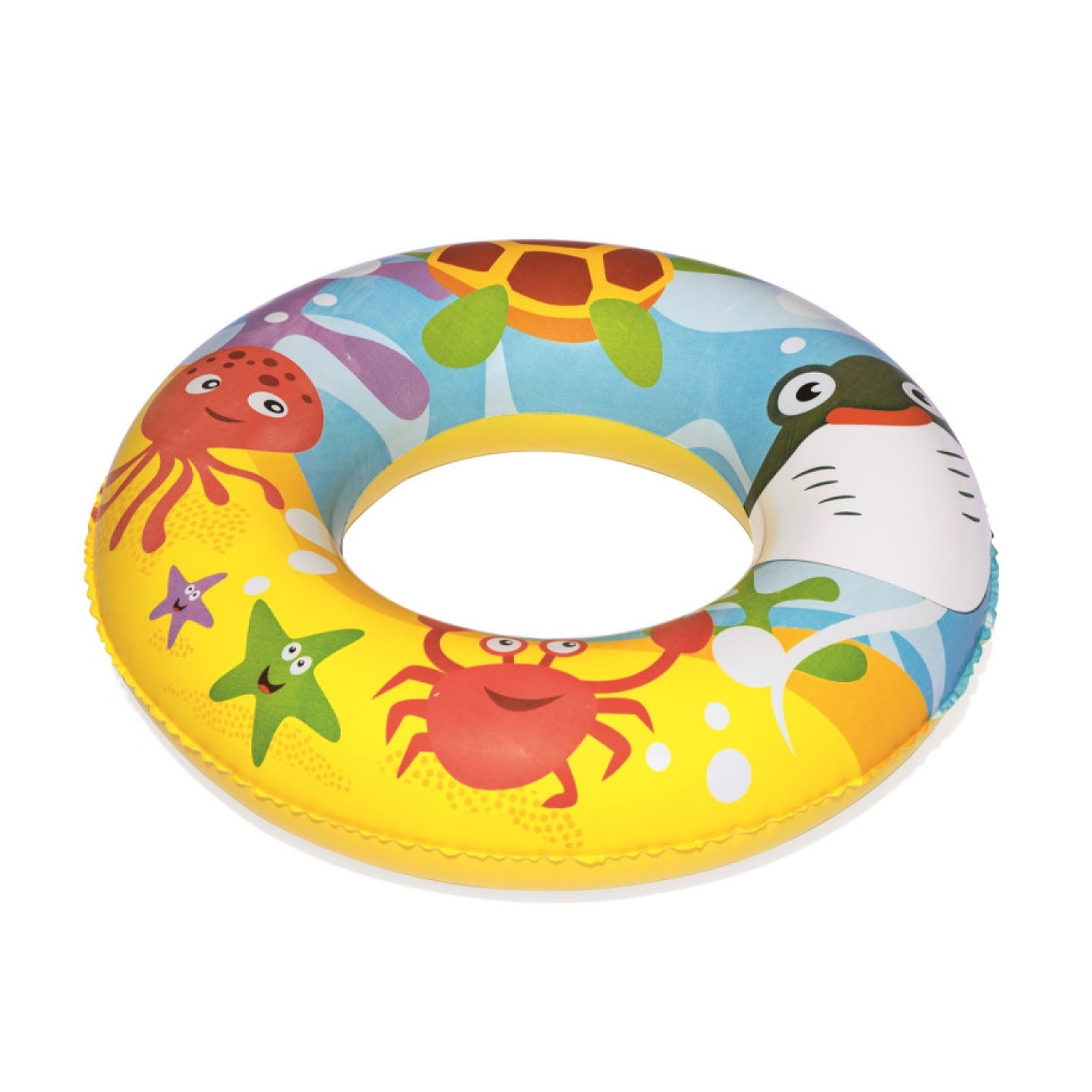 Piscina Inflable + Aro + Pelota 122cm Bestway  2