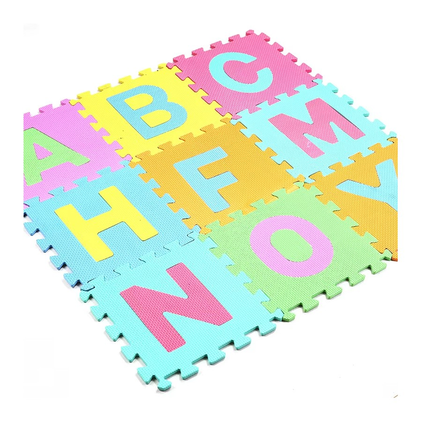 Alfombra Puzzle De Goma Eva Letras 10 Piezas Multicolor 3