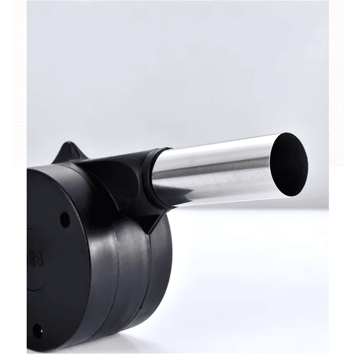 Soplador de Asado con Manivela Encender Carbón Asados 5