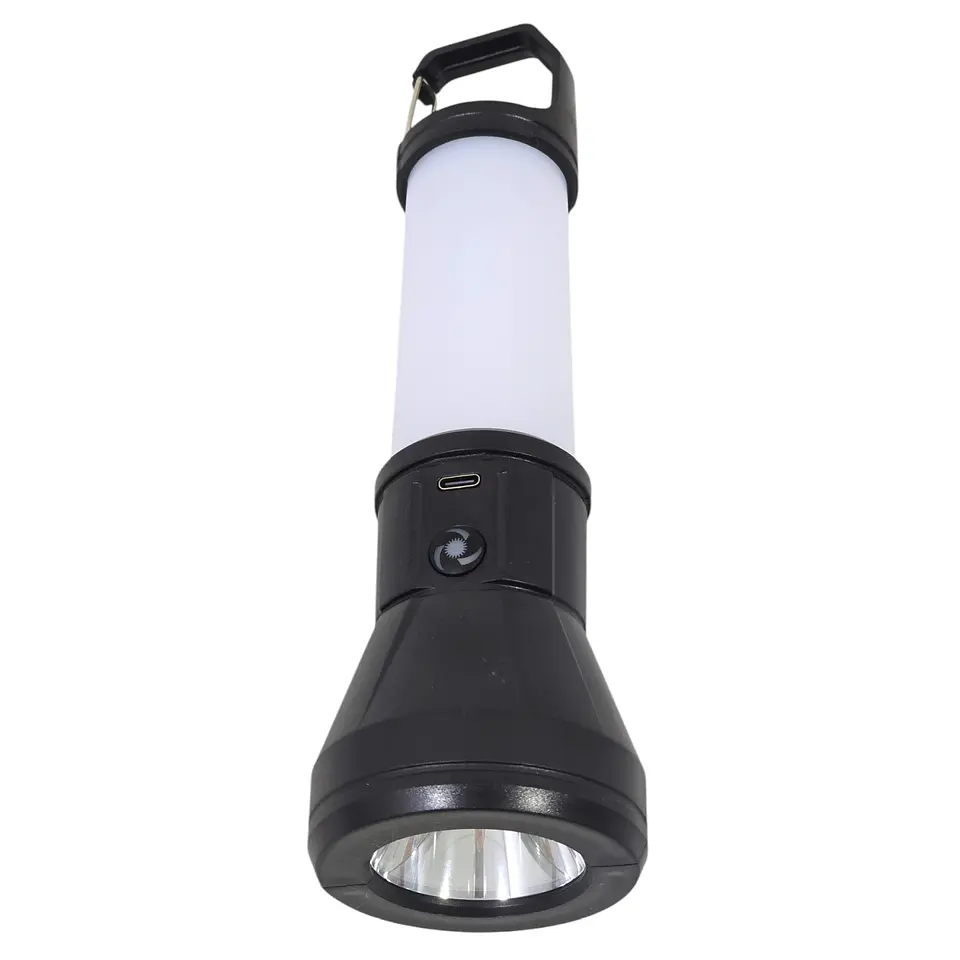 Linterna Recargable Led 2 en 1 de Mano y Colgante 23cm 3