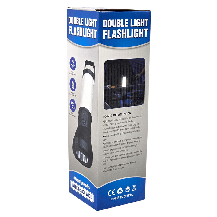 Linterna Recargable Led 2 en 1 de Mano y Colgante 23cm 7