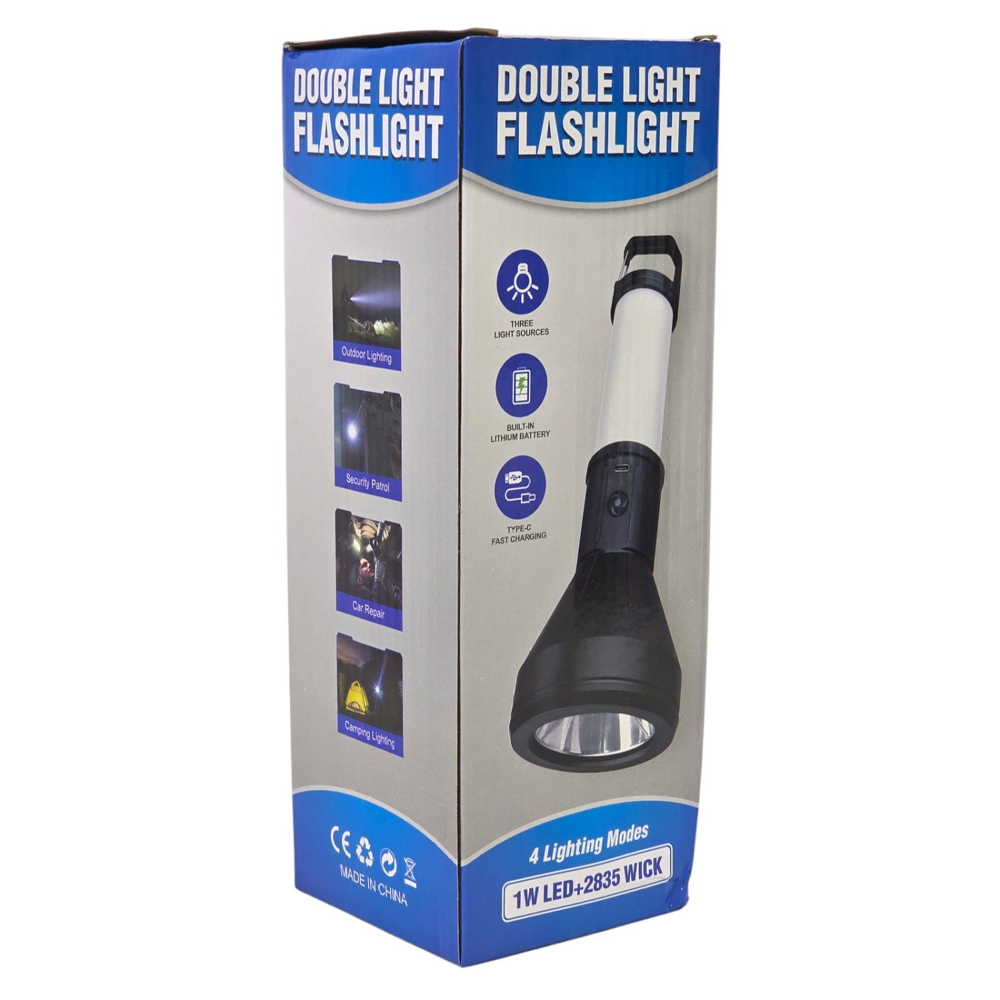 Linterna Recargable Led 2 en 1 de Mano y Colgante 26cm 6