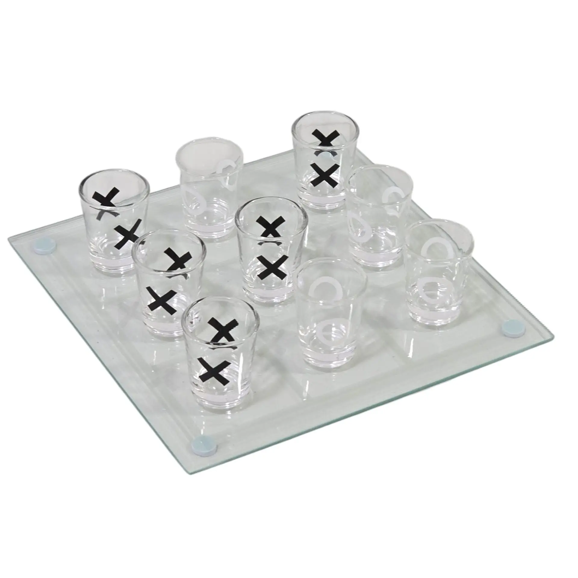 Juego de Shot Gato Tik Tac Toe 9 vasos Chupito 2