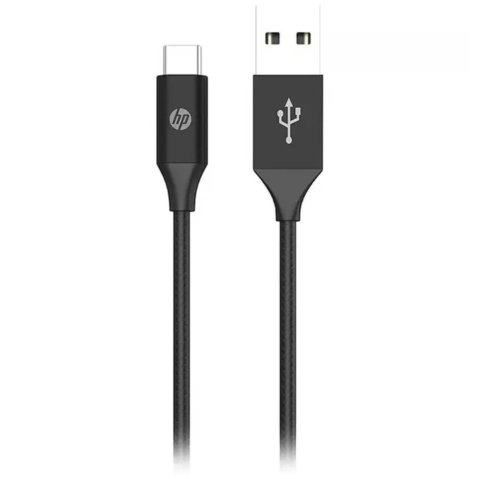 Cable HP USB Tipo-C 1Mt Negro DHC-TC102-1M 1