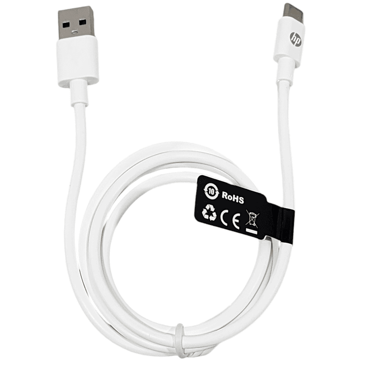 Cable HP USB Tipo-C 1Mt Blanco DHC-TC100-1M 2
