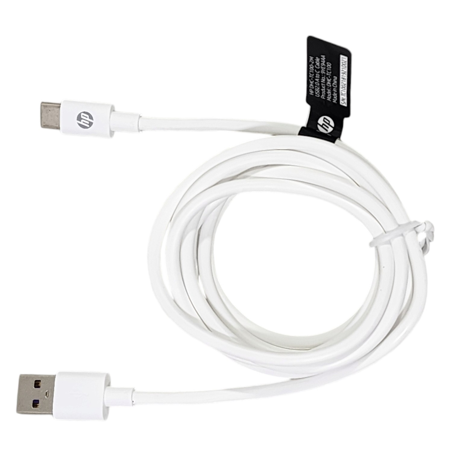 Cable HP USB Tipo-C 2Mt Blanco DHC-TC100-2M 3