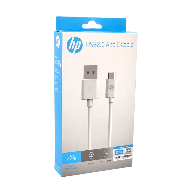 Cable HP USB Tipo-C 2Mt Blanco DHC-TC100-2M 4