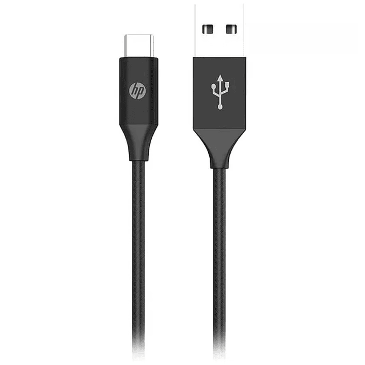 Cable HP USB Tipo-C 2Mt Negro DHC-TC102-2M 1