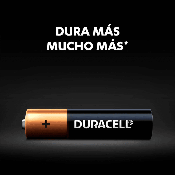 Pack 2 pilas Duracell AAA Alcalina Blister 4