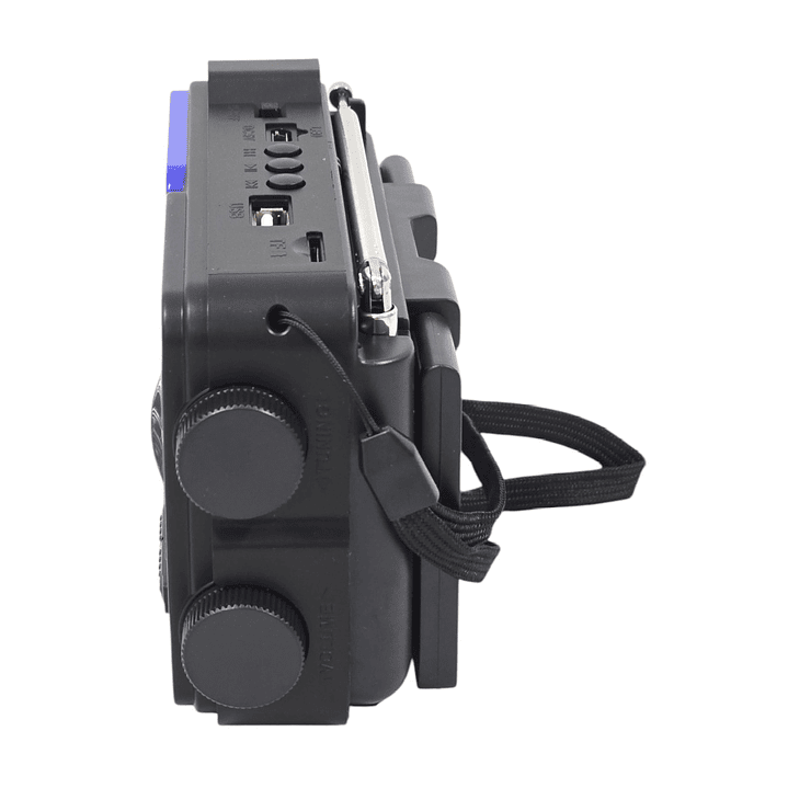 Mini Radio Solar Recargable Tecnolab TL653 USB/SD 8 Bandas 6