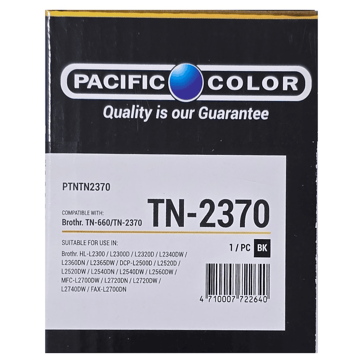Toner Alternativo Pacific Color Para TN2370 TN660 2