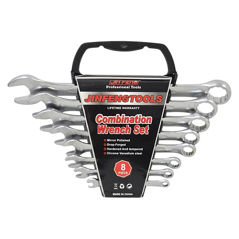 Set Juego De 8 Llaves Combinadas Corona 6 a 22mm