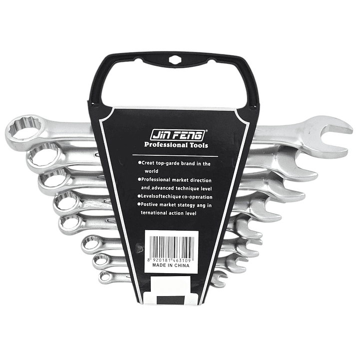 Set Juego De 8 Llaves Combinadas Corona 6 a 22mm 4