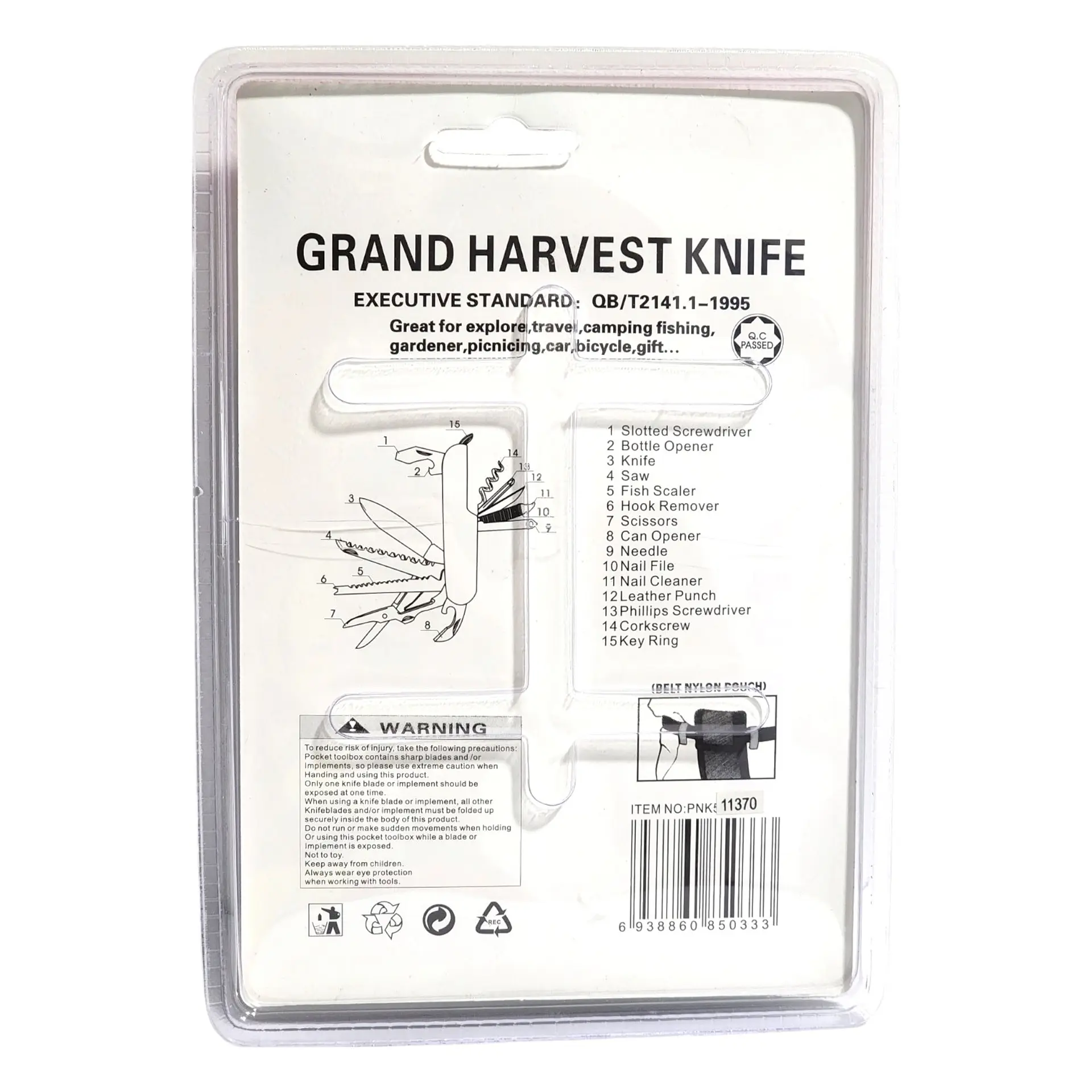 Navaja Multiuso Grand Harvest 15 Funciones 11370 4