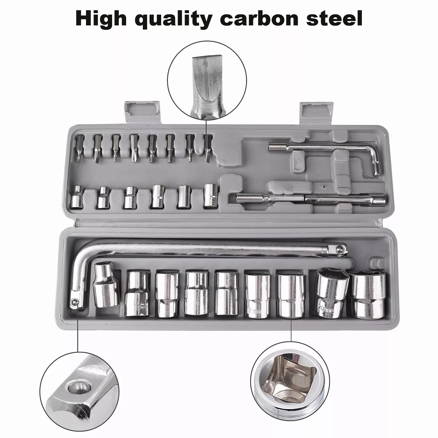 Juego Caja Dados 27 pcs Hexagonales Métricos 2