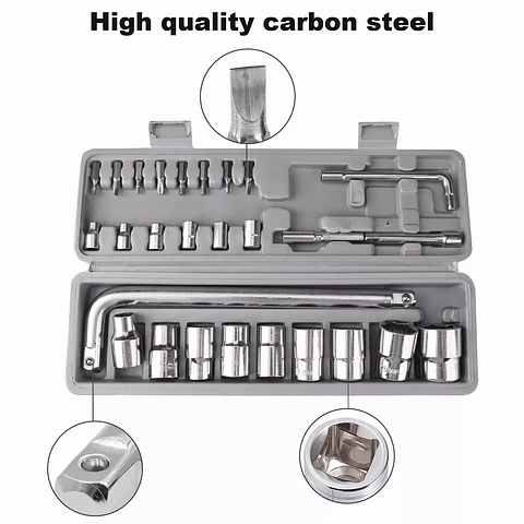 Juego Caja Dados 27 pcs Hexagonales Métricos