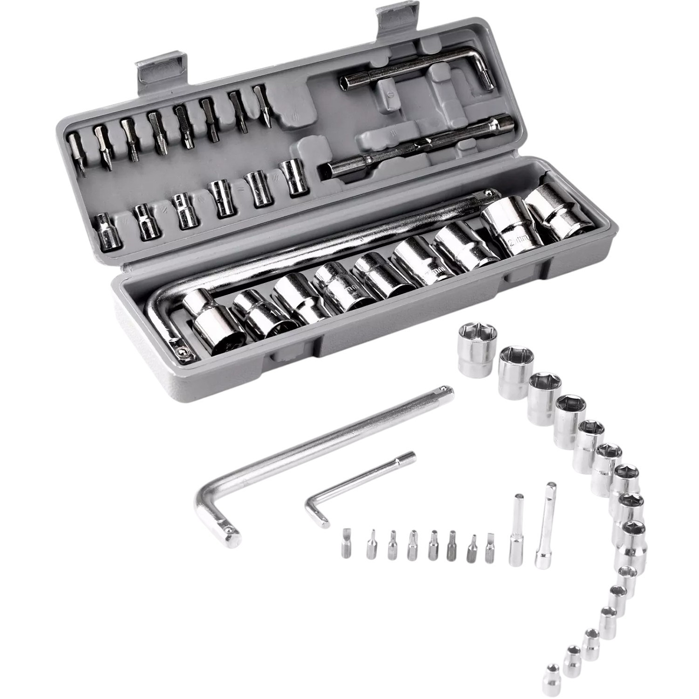 Juego Caja Dados 27 pcs Hexagonales Métricos 5