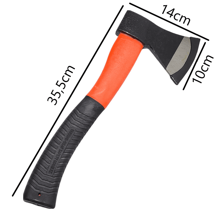 Hacha de Mano 35,5cm Mango Engomado 13082 5