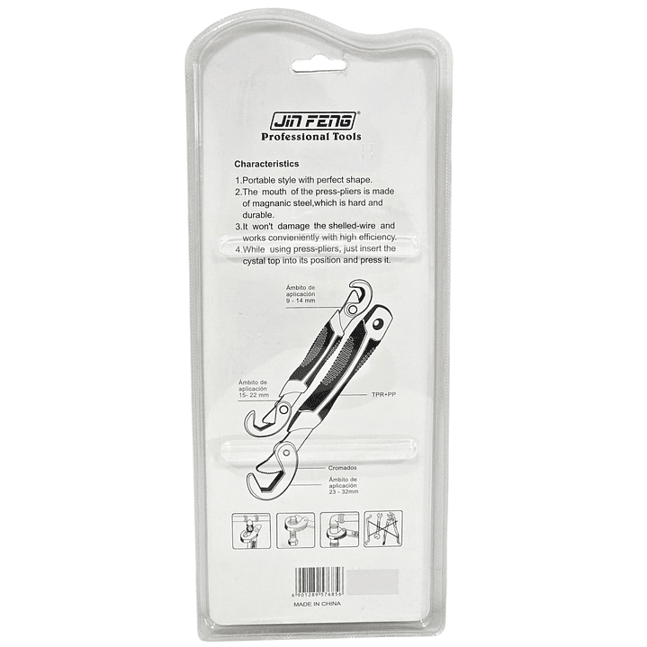 Set de 2 llaves Universales Ajuste Rápido 9-32mm 7