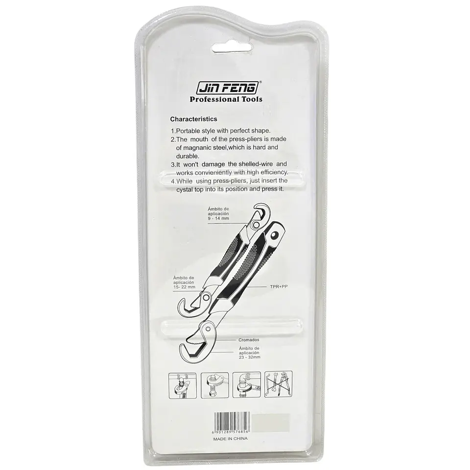 Set de 2 llaves Universales Ajuste Rápido 9-32mm 7
