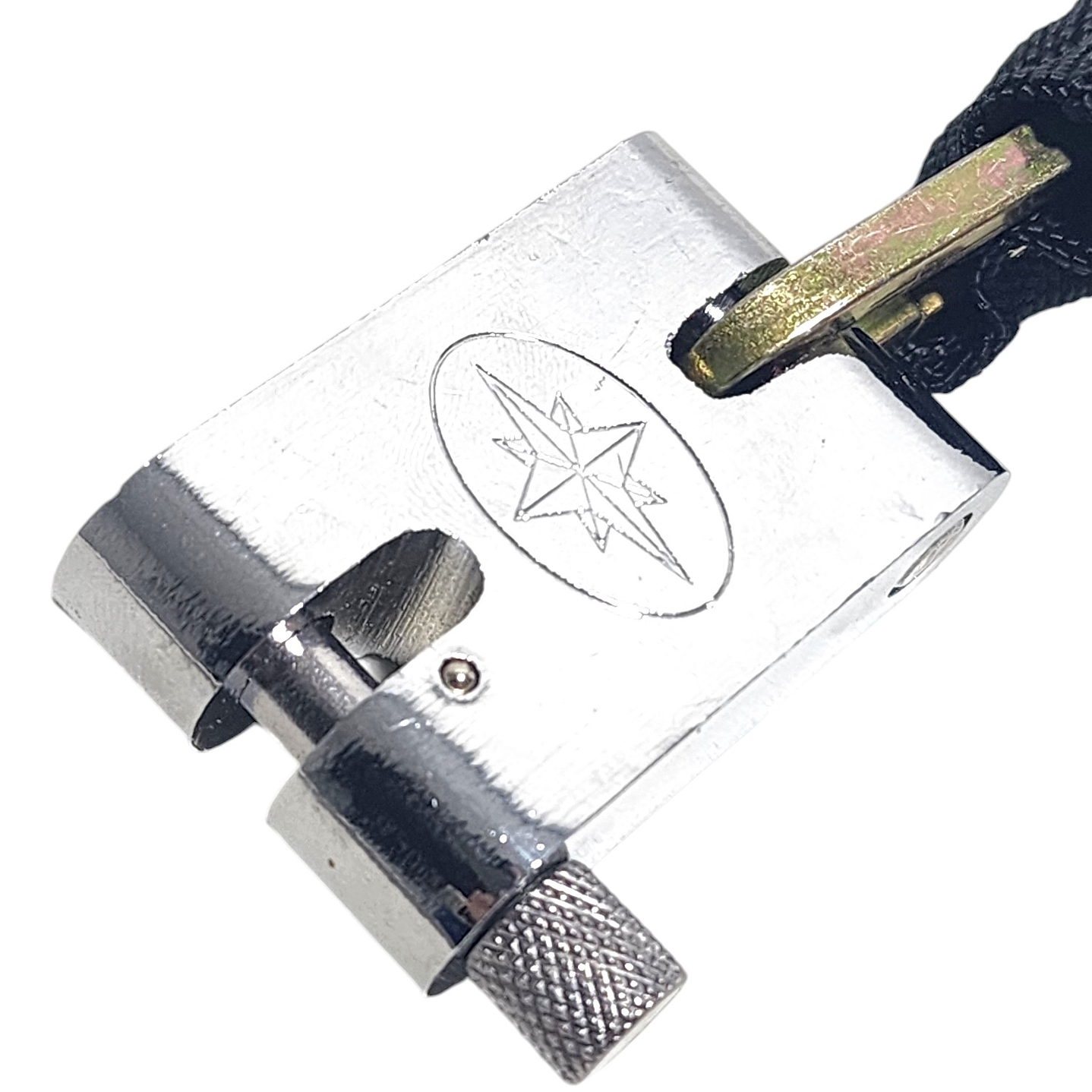 Cadena Candado Enfundada Antirrobo Bici Moto + 3 Llaves 5