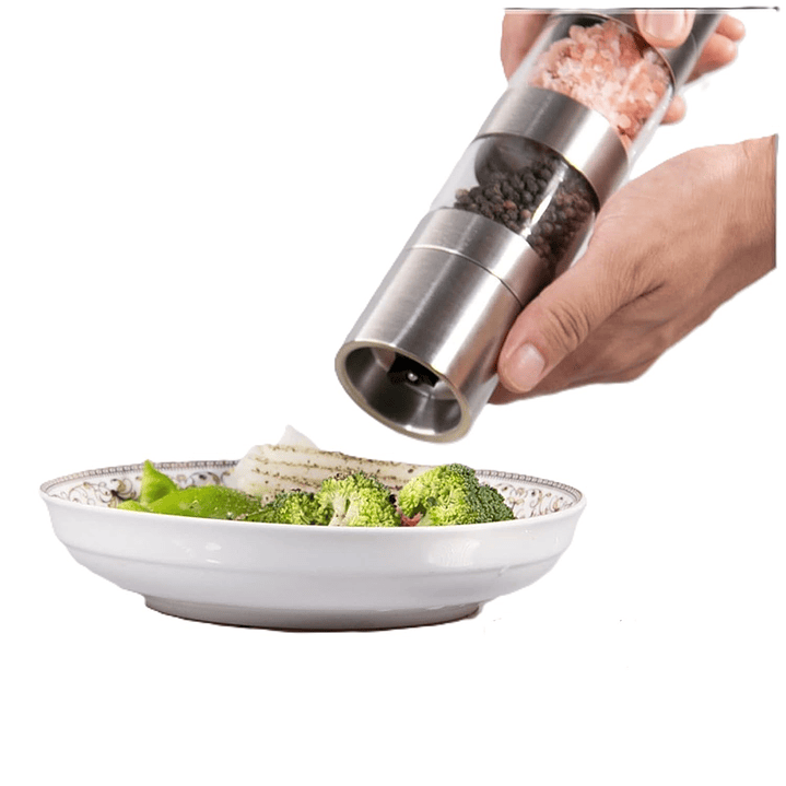 Molinillo Molino 2 en 1 Pimienta Sal Acero 14194 3