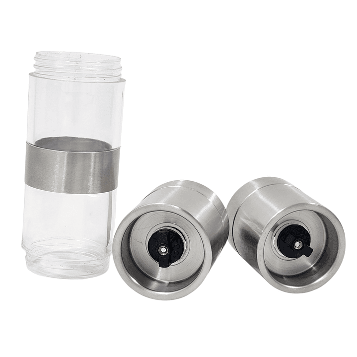 Molinillo Molino 2 en 1 Pimienta Sal Acero 14194 5