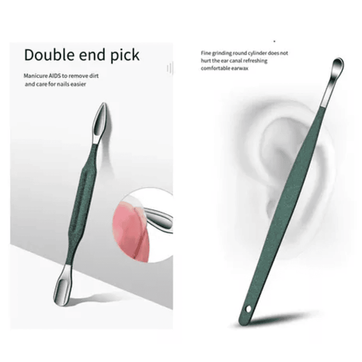 Set Manicure 6 Pcs Profesional Corta Uñas Verde 16463 4