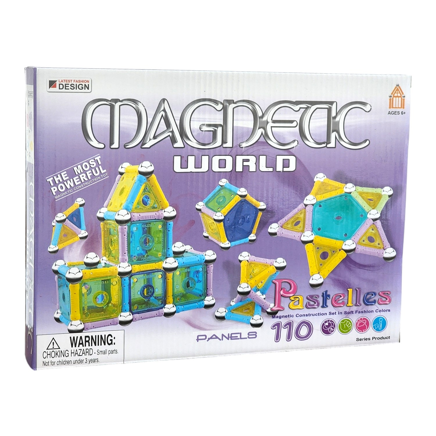 Juguete Didáctico de Construcción con imanes 110Pz 51007 1