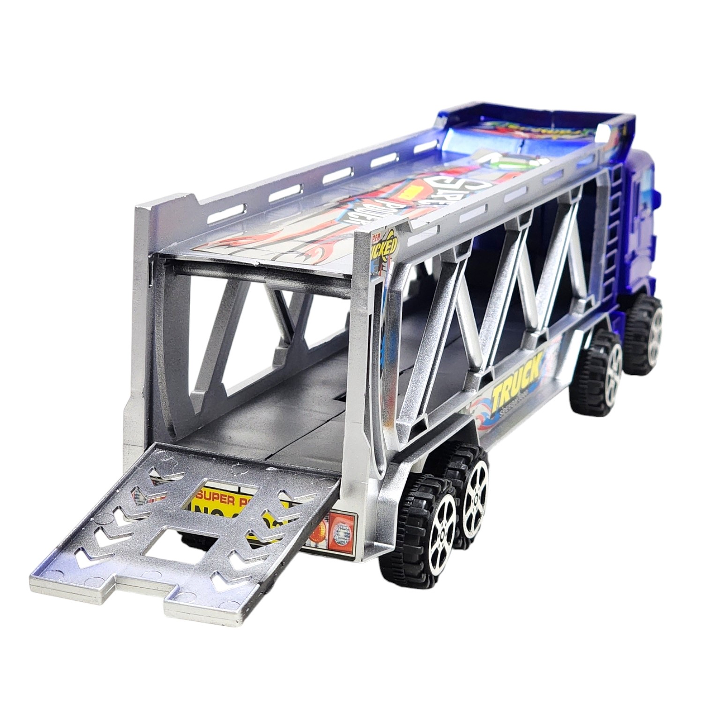 Camión Tráiler Transportador con Animales Juguetes 55173a 4