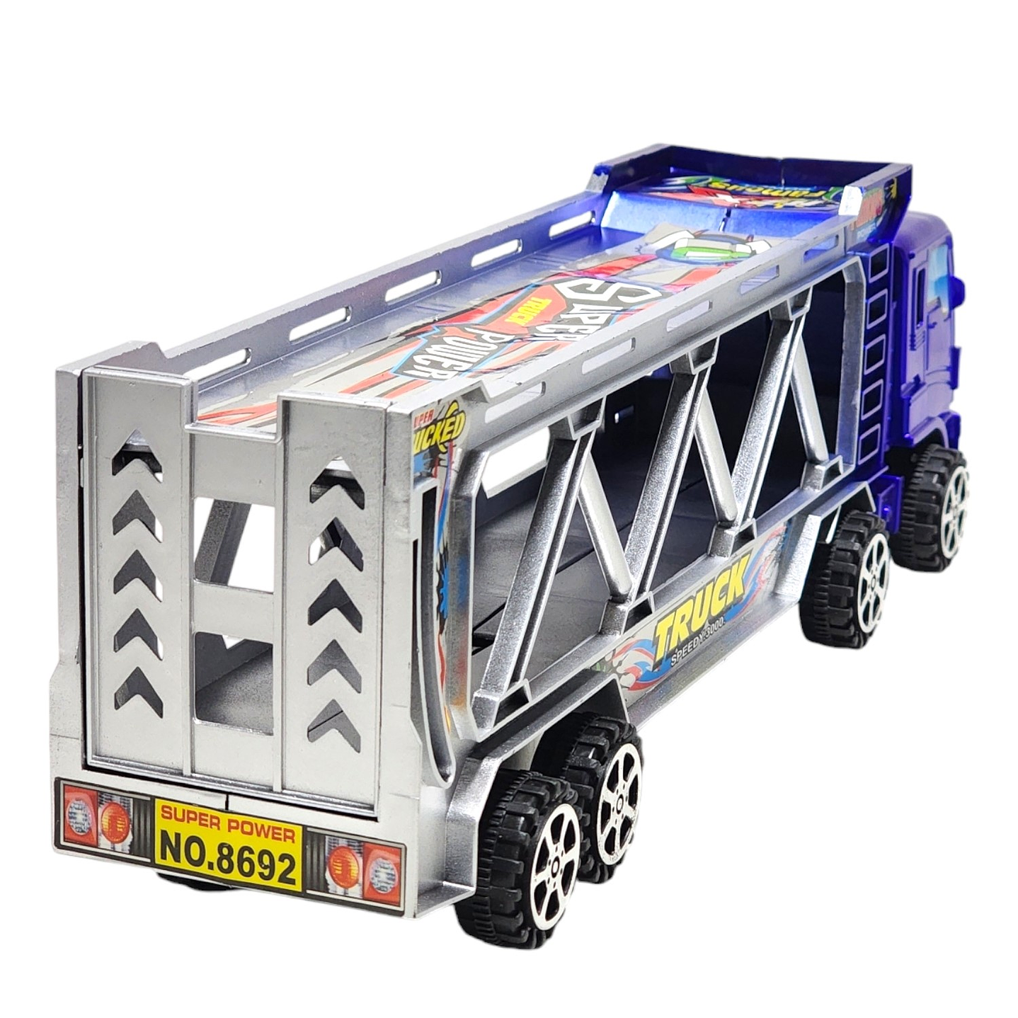 Camión Tráiler Transportador con Animales Juguetes 55173a 5