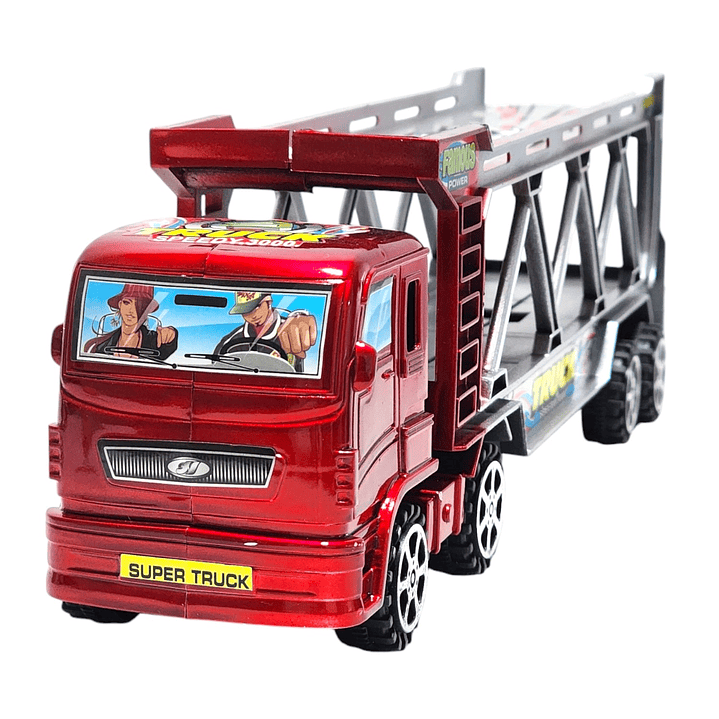Camión Tráiler Transportador con Animales Juguetes 55173r 2