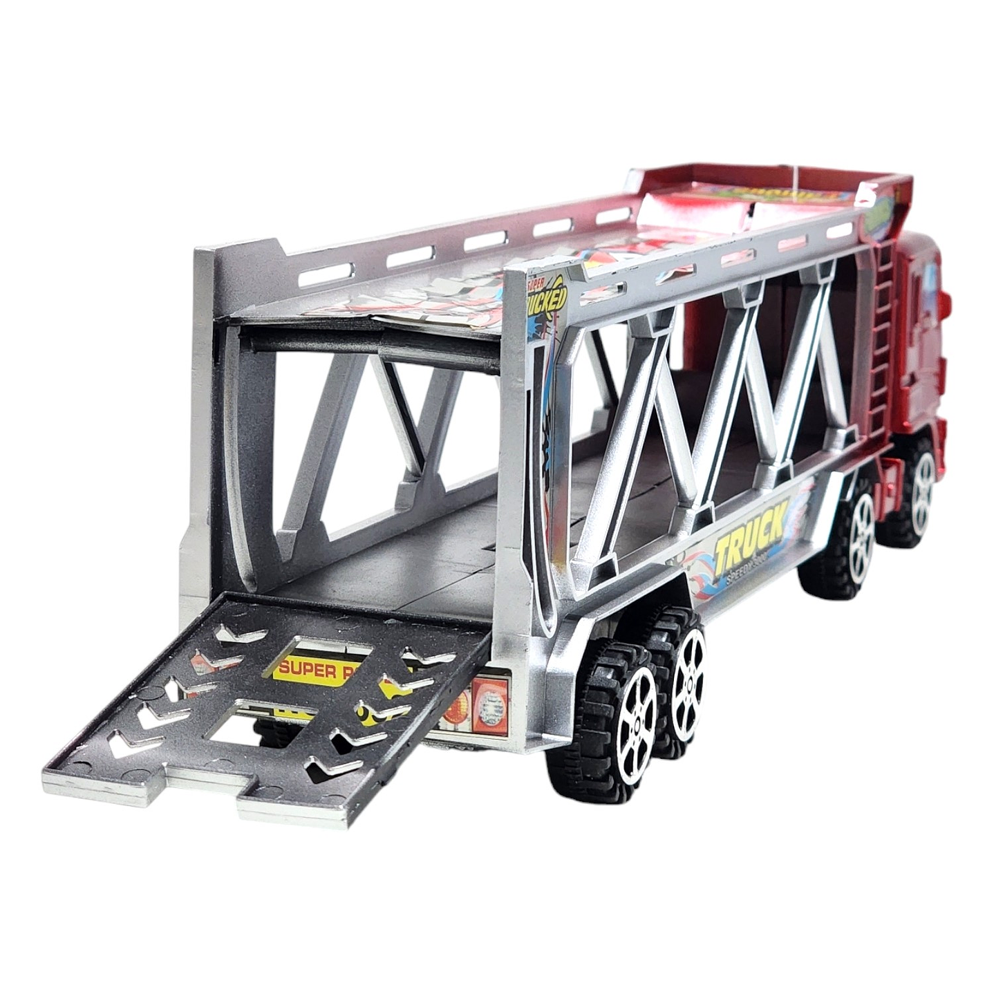 Camión Tráiler Transportador con Animales Juguetes 55173r 4