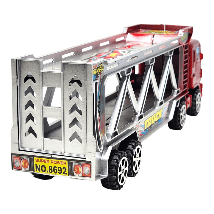 Camión Tráiler Transportador con Animales Juguetes 55173r 5