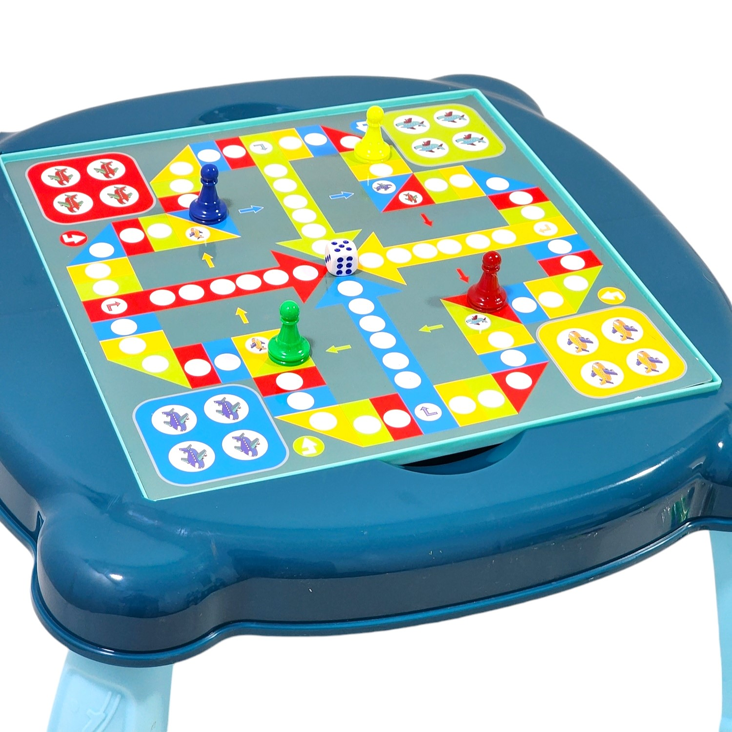 Mesa de Juego 2 en 1 Ludo y Parchís + Accesorios 55211 4