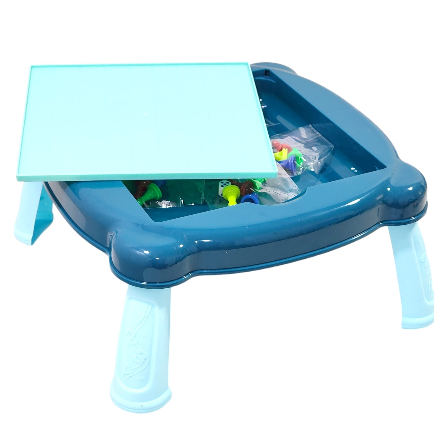 Mesa de Juego 2 en 1 Ludo y Parchís + Accesorios 55211 6